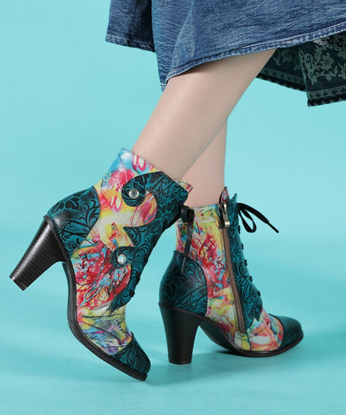 Lace up Short Boots